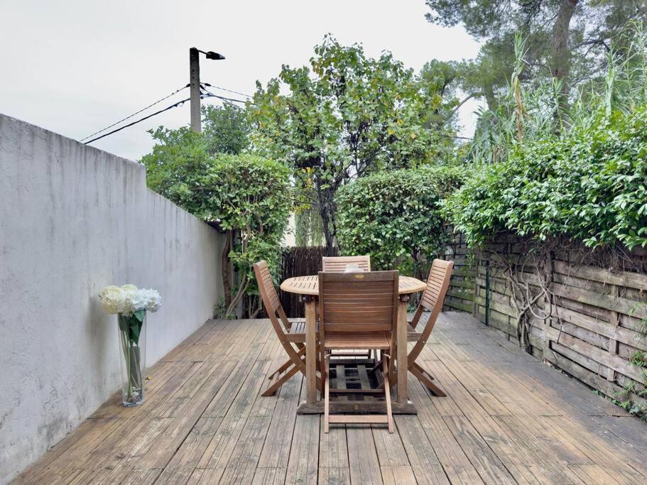 Maison Au Calme 2 Chambres Terrasse Clim Parking Gratuit Montpellier Eksteriør billede